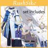 Hochwertiges Cosplay-Kostüm für Anime-Fans aus elegantem Satin-Baumwoll-Mischgewebe