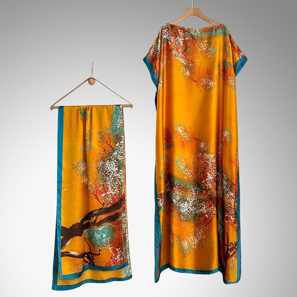 Middle Eastern Style Loose Long Dress Abaya for Women
