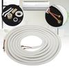 1/4'' 3/8' 10 Meter Air Conditioner Pair Coil Tube  Insulate Copper Aluminum Pipe Split Line Wire Home Air Conditioner Parts