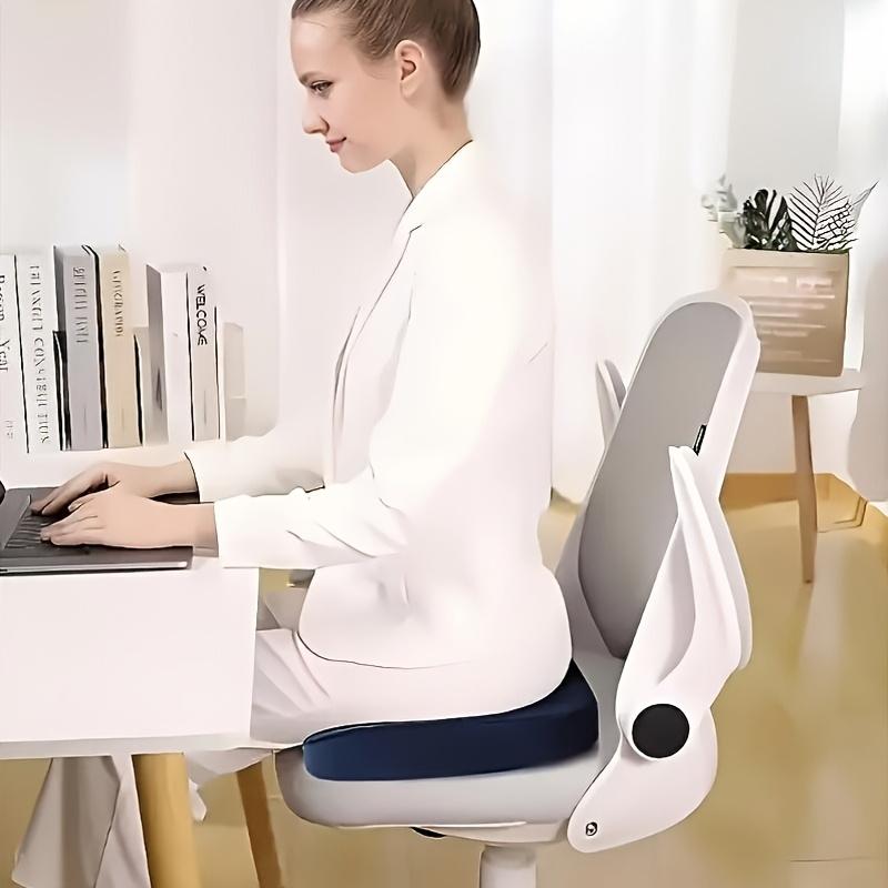 Memory Foam Sitzkissen Slow-Rebound Anti-Durchhängendes Design Ergonomisches Stuhlkissen/Konturierte Unterstützung/Langlebiges Kissen