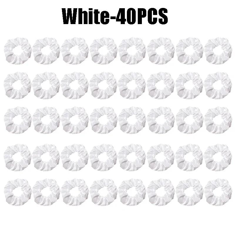 1-40 Stück LED-Leucht-Haargummis, leuchtende Haarbänder für Mädchen, leuchtende Haargummis, Kopfbedeckungen für Geburtstagsfeiern, Haaraccessoires