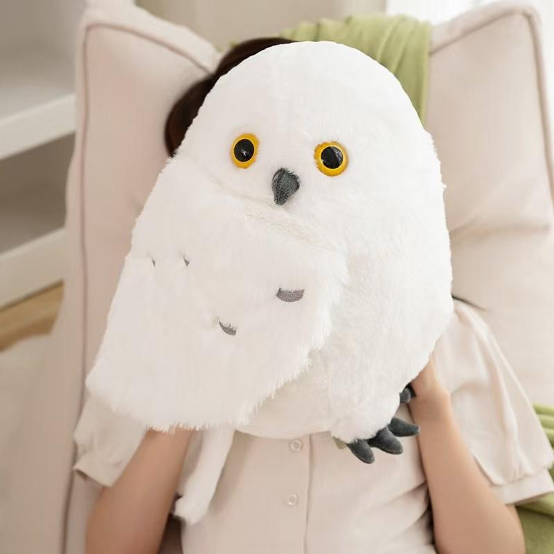 30/36cm Owl Doll Simulation Plush Toy Handmade Doll Cartoon Anime Cute Pillow Cushion Home Decoration Children's Birthday Gift D