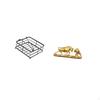 Luxury Kitchen Napkin Dispenser with Modern Bull Figurine Sculpture Elegant Tissue Holder for