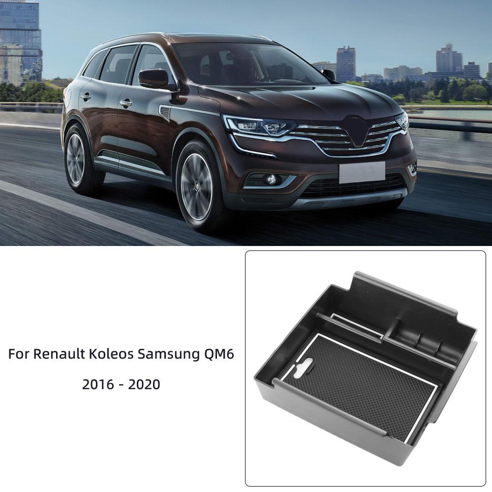 ABS Armrest Storage Box for Renault Koleos Samsung QM6 2016 2017 2018 2019 2020 Center Console Organizer Tray Interior Accessories