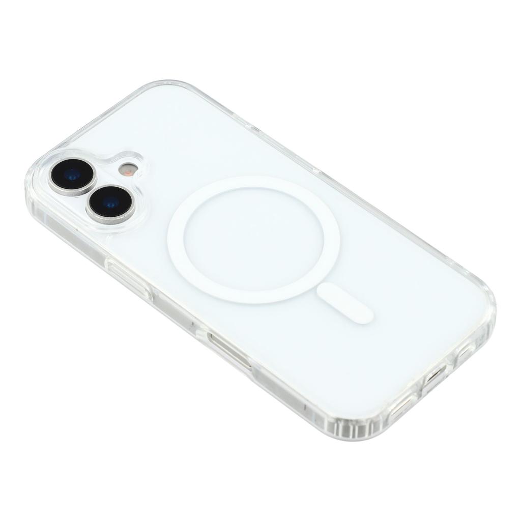 KIGC For iPhone 17 Clear Case Compatible with MagSafe TPU+PC Shockproof Phone Back Cover