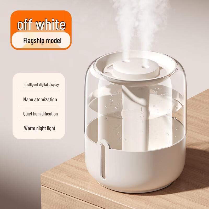 Mling 6.8L Dual-Spray USB Desktop Humidifier