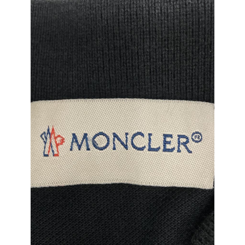 Moncler Black Half-zip Polo Shirt Tops sUsed