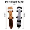 Squeaky Dog Toys No Stuffing Plush Dog Chew Toy Bite Resistant for Small Medium Large Dogs Puppy Pet Supplies