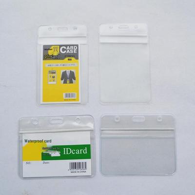 High-Quality Transparent PVC Waterproof ID Card Holder Protector with Free Sample