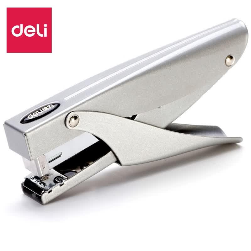 Deli Effort-Saving Metal Handheld Stapler