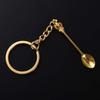 Handmade Craft Jewelry Gift Ornaments Pendant Metal Key Chain Spoon Keychain Key Ring Trinkets