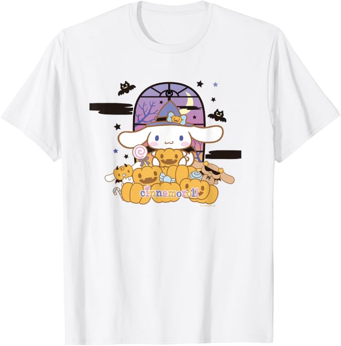 Halloween Feature Cinnamonroll Pumpkin Light Color T-Shirt
