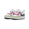 (TD) Nike Court Borough Low Recraft 'White Pink Multicolor' Baby DV5458-108