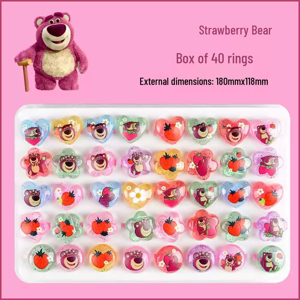 Princess Elsa Frozen Gem Ring for Girls - Cute Diamond Play Accessory