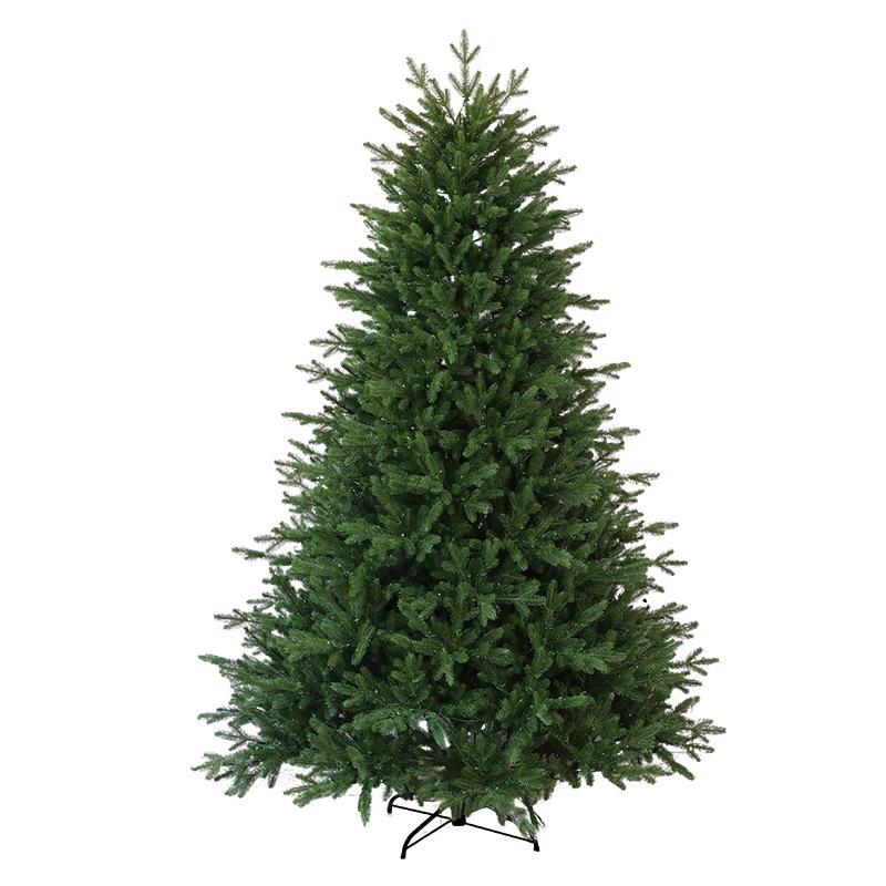 Pre-Lit Automatic Unfolding PE Bare Christmas Tree Base Ornament - No Installation Needed