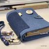 Denim A7 Indie Design Pocket Planner Binder Notebook