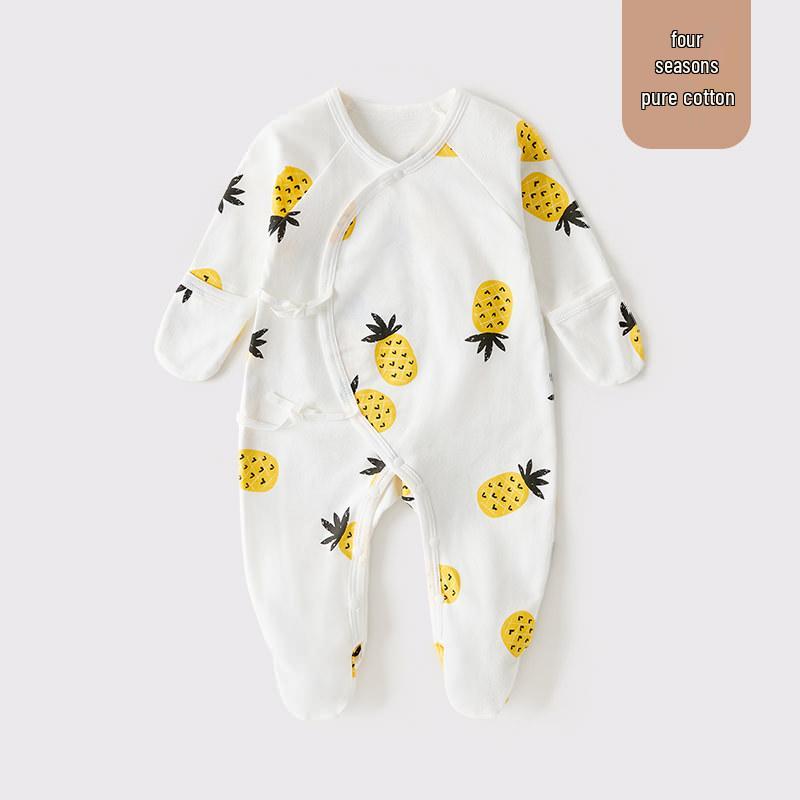 Butterfly Style Newborn Full Body Suit for Hands and Feet, Pure Cotton, Class A