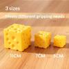 1Pcs Soft Butter Cheese Fidget Toys Square Cheese Squeeze Toys Slow Rebound Push Stress Relief Sensory Toy Christmas Present