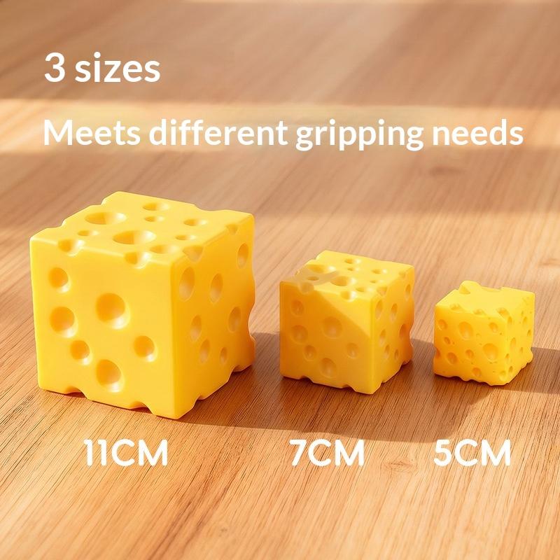 1Pcs Soft Butter Cheese Fidget Toys Square Cheese Squeeze Toys Slow Rebound Push Stress Relief Sensory Toy Christmas Present