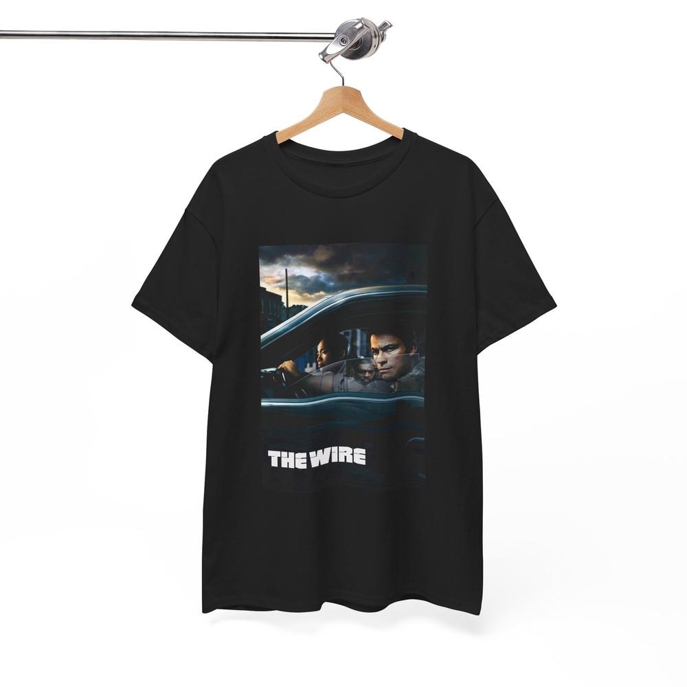 The Wire Tshirt Retro Tv Show Baltimore Omar Little Unisex Heavy Cotton Tee Unisex T-Shirt XL