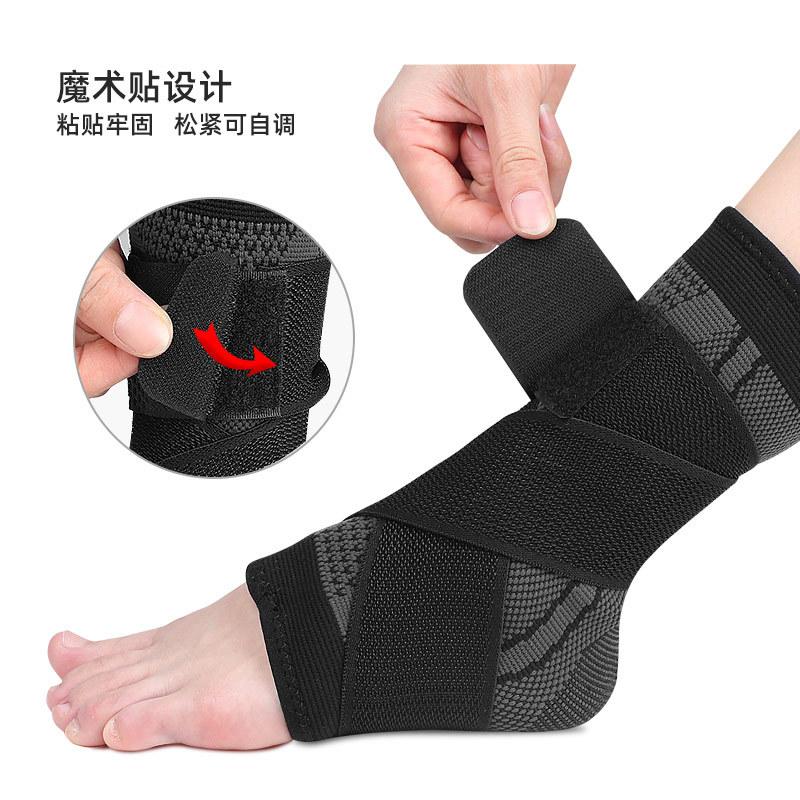 Pressurized Anti-winding Ankle Guard Breathable Strap Fixed Protective Gear Nylon Knitted Adjustable Sports Ankle Guard