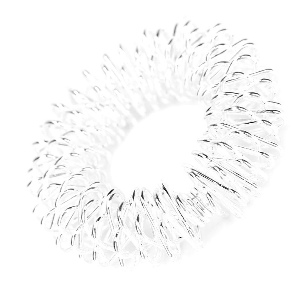 Stachelige Sensorische Fingerringe Finger Massage Stressabbau Schmerztherapie Ringe für Kinder ErwachseneSilber