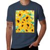 watercolor yellow orange sunflower pattern 2019 TShirt Work Outdoor TShirt for Unisex