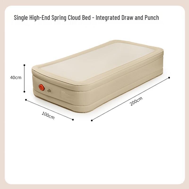 

WEZHO Elevated Single Camping Air Mattress