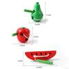 Worm Eat Fruit Worm Eat Fruit Educational Toy Pear Pear Funny Wooden Threading Toys  Toy Gifts