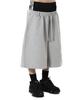 OHY Layered Waist Sweat Shorts - Melange