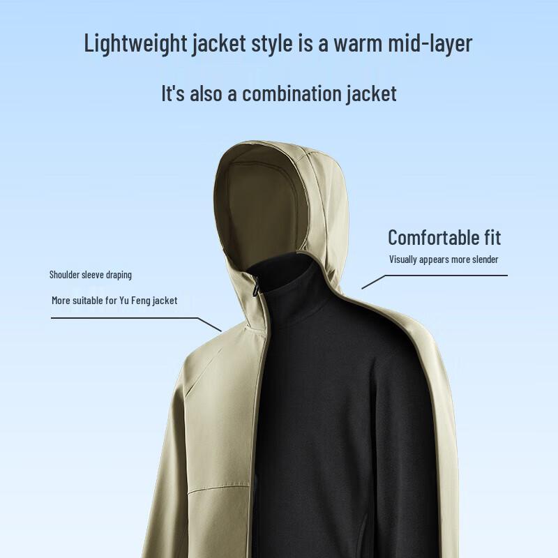 Jingdong Original Unisex Outdoor Fleece Jacket