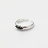 Tout Onyx Open Ring 925 Silver