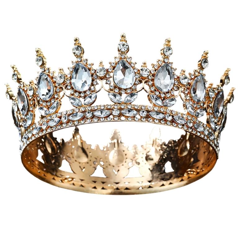 Royal Inspired 8 Eye Tiaras Headpiece Attractive Dance Hair Decors Perfect For Brides Bridesmaids And Formal Event