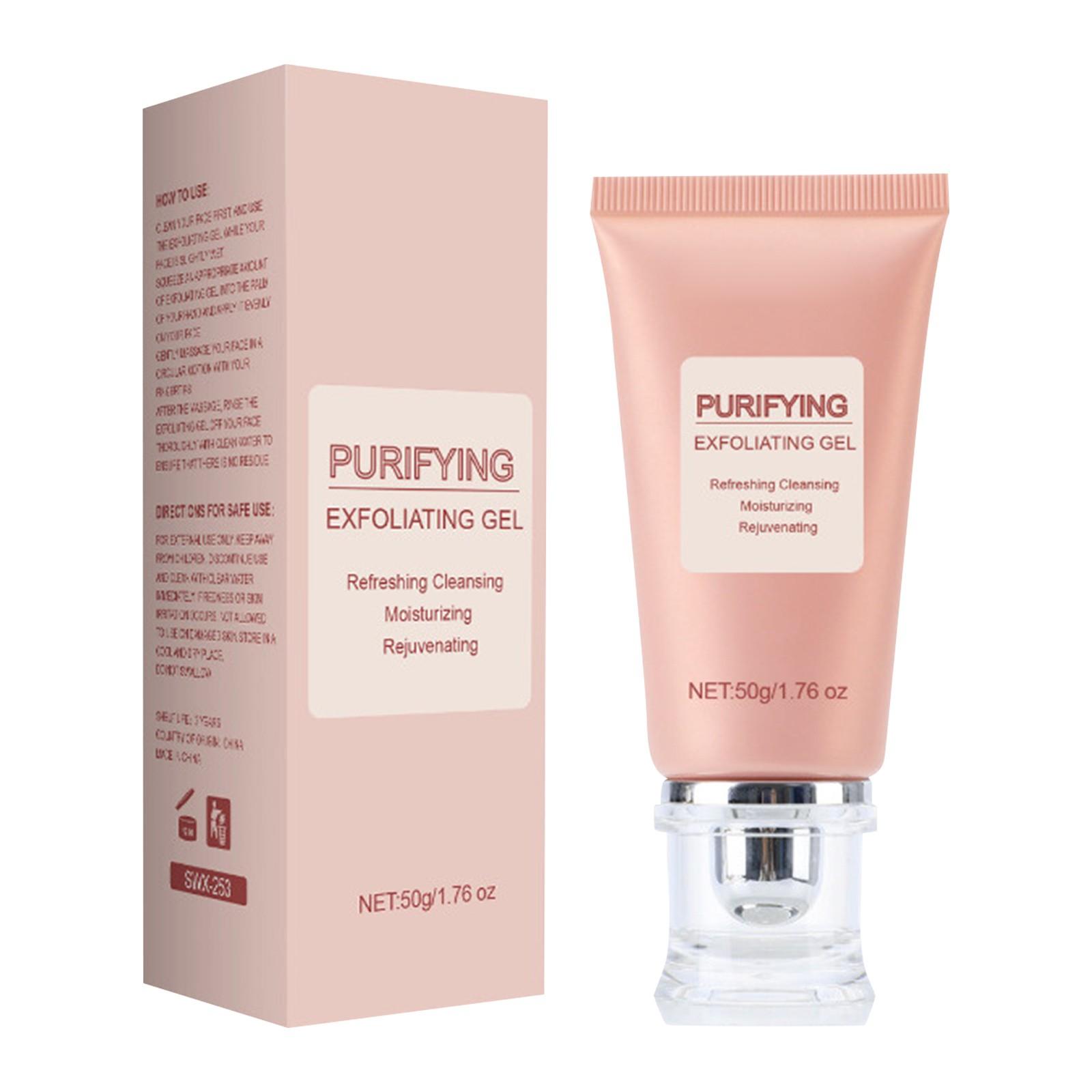 

Очищающий отшелушивающий гель, отшелушивающий гель для лица и тела для всех, 50 г One Size белый