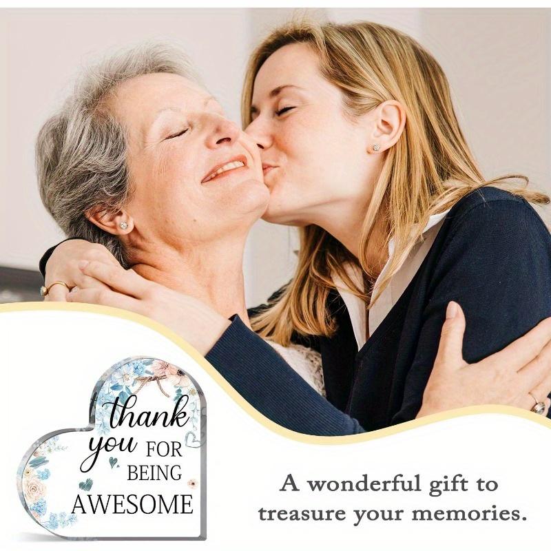 Thank You Heart Keepsake - Inspirational Office Gift for Coworkers & Teachers