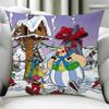 Manga AAsterix Et OObelix Cushion Cover Birthday Anniversary Gifts Double Sided Printed Zipper Cushion Cover Soft Skin Bedding
