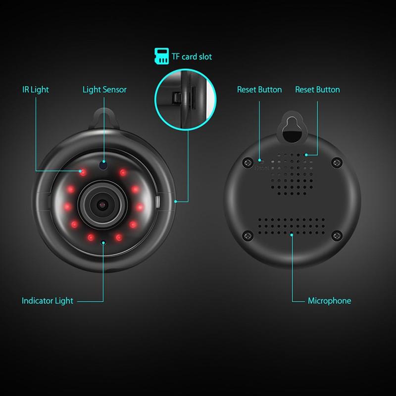 Buy Mini HD 1080P Wireless WIFI IP Camera Home Security CCTV Night ...
