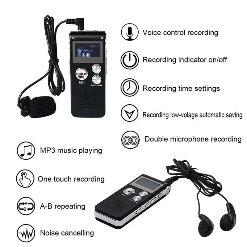 Mini Activated Voice Recorder 8GB-32G U-disk USB Flash Drive  Audio Sound Dictaphone LoudSpeaker External Microphone MP3 Player
