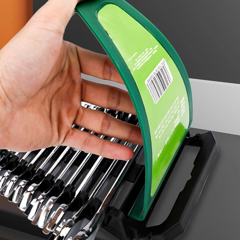 Practical Double Head Mirror Finish Wrench Set Nonslip Grip Solid 45 Carbon Steel Tool Kit High Torques Wrench Set