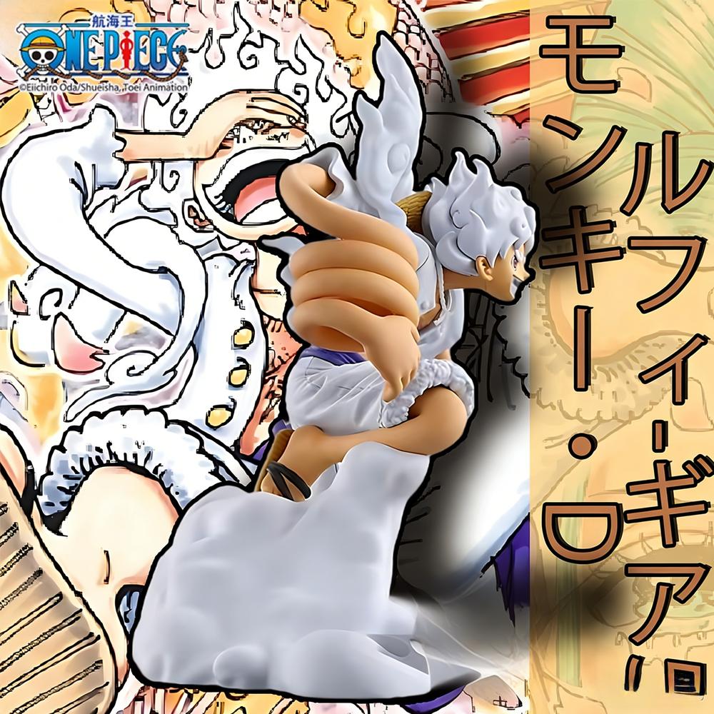 1 Stück Offizieller One Piece Nika Luffy Schreibtisch Stiftehalter Figur Ornament Bestes Geschenk für Ostern/Valentinstag Ein Muss für Anime-Fans.