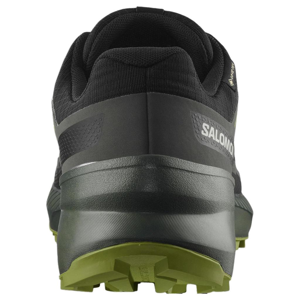 SALOMON Speedcross Peak Slip Resistant Abrasion Resistant Low top Trail Running Shoes Men's Black Green 477905