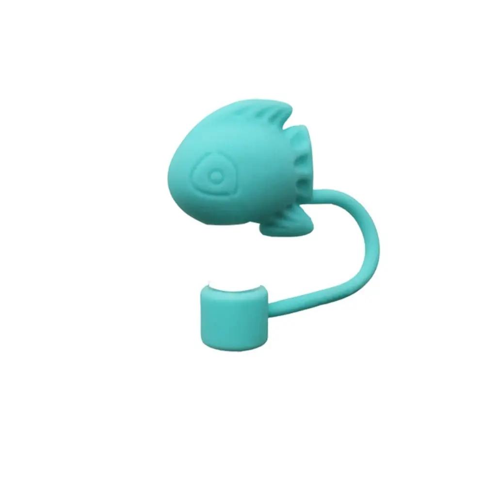 Portable Flower Straw Tips Covers Dust-Proof Good Sealing Straw Cover Cap Party Supplies Straw Topper for 10mm Straw