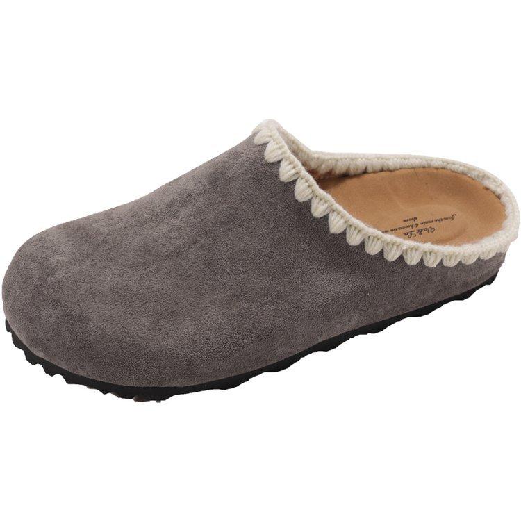 Thick-bottomed Boken Bag Head Half Slippers, Women's Outer Wear Lazy One Pedal 2025 Spring New Skirt Muller Cool Slippers