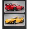 1/22 Porsche 993 RWB 911 Supercar Alloy Model Car Toy Diecasts Metal Casting Sound and Light Car Toys for Children Vehicle