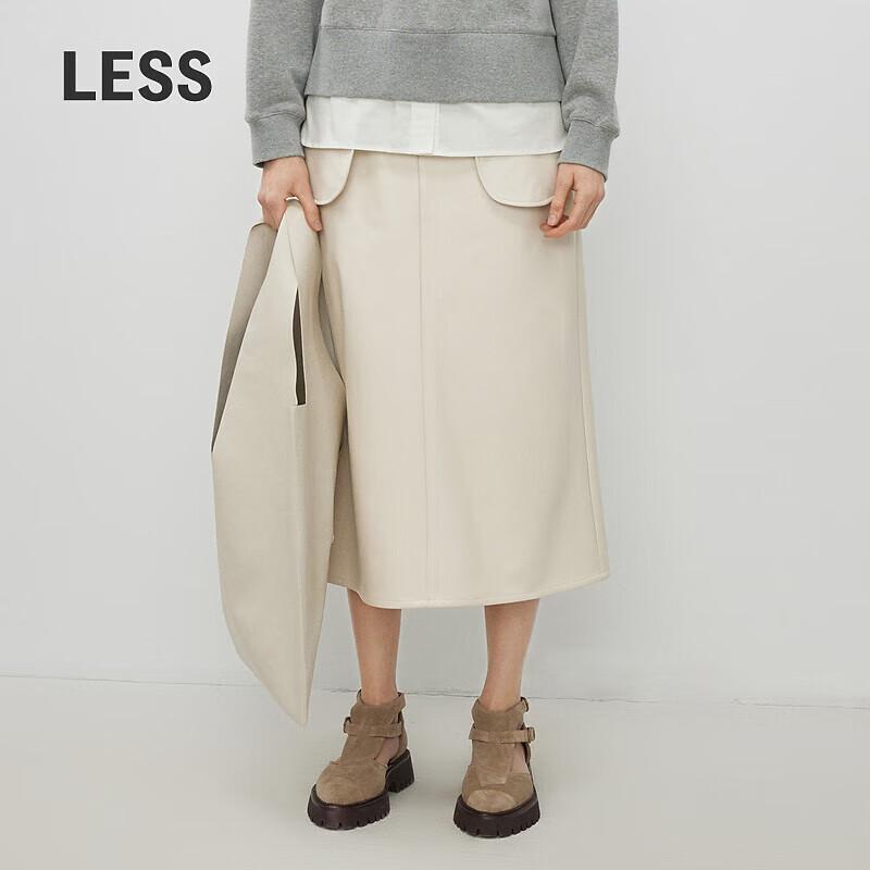 LESS 2023 Winter Mid-Length Skirt M