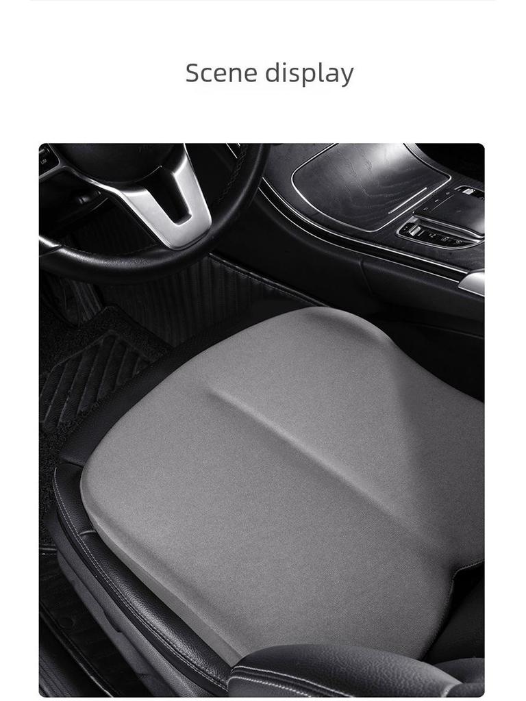 Universal Car Booster Seat Cushion for Long Sitting - Single Piece for Driver, Men & Women.