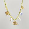 Summer Ocean Starfish Butterfly Shell Pearl Necklace For Female Fashionistas