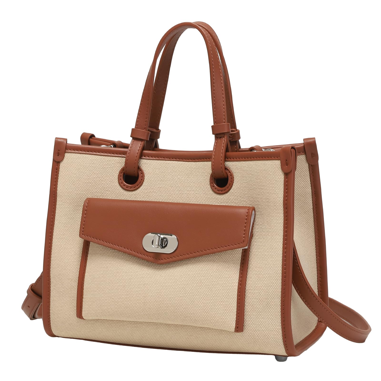 

2way Handbag Genuine Leather Included Synthetic Leather Canvas Shoulder Bag Shoulder Bag Ladies Bag Imai Bag x [La Closet] Canvas-like 99-3013 (Canvas