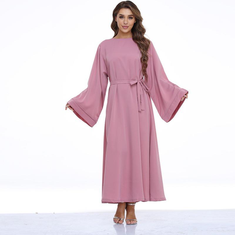 Autumn Lace-Up Skirt Plus Size Muslim Prayer Dress
