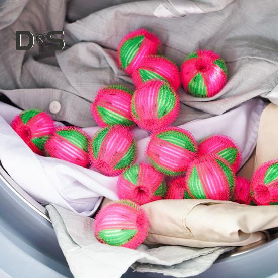 12/16/20Pcs Pet Hair Removal Balls Reusable Laundry Dryer Balls Space-Saving Design Speed Up Drying Time Laundry Ball